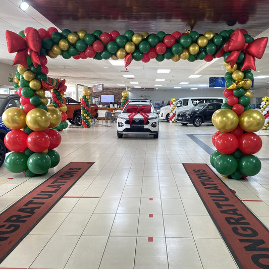 Classic Square Spiral Balloon Arch | Balloon Décor Gauteng