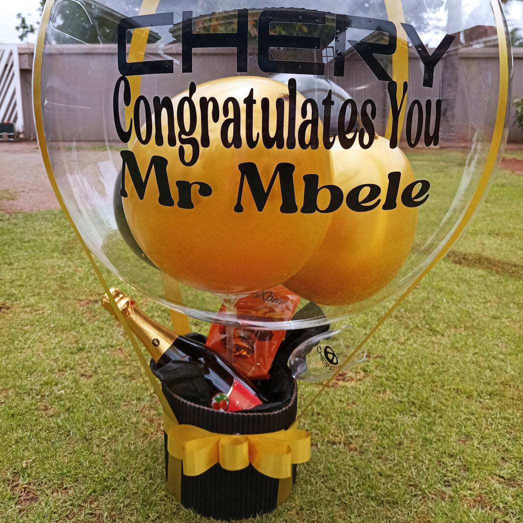 Custom Branded Bobo Balloon Gift Hamper | Corporate Gifts Gauteng