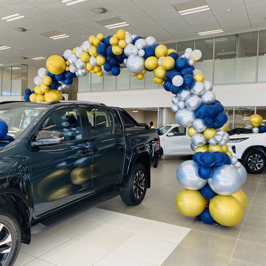 Mixed Balloon Arch With Oversized Pillars | Gauteng