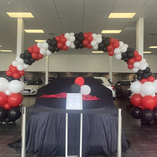 Organic Balloon Arch With Oversized Pillars | Gauteng