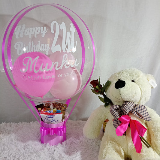 Personalised Bobo Balloon Sweet Hamper | Birthday Gift Gauteng
