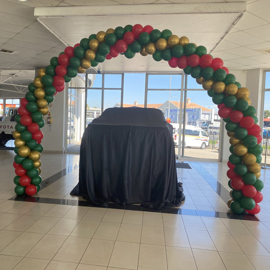 Spiral Twist Balloon Arch | Balloon Décor Gauteng